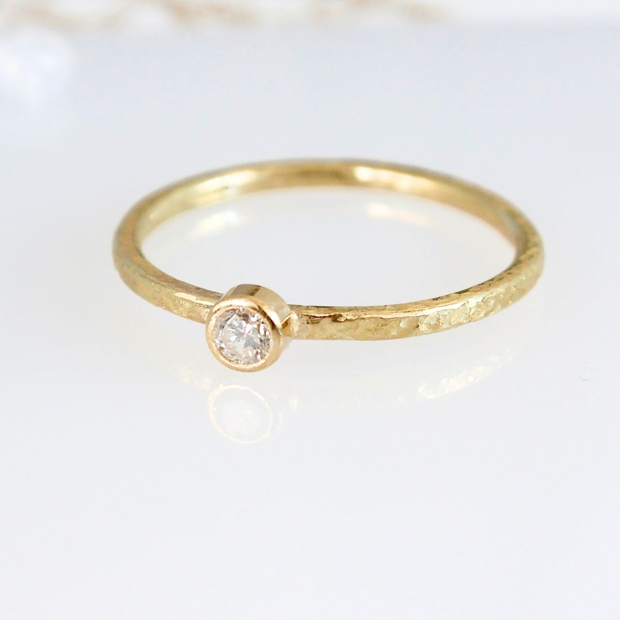 Dainty gold engagement rings shops