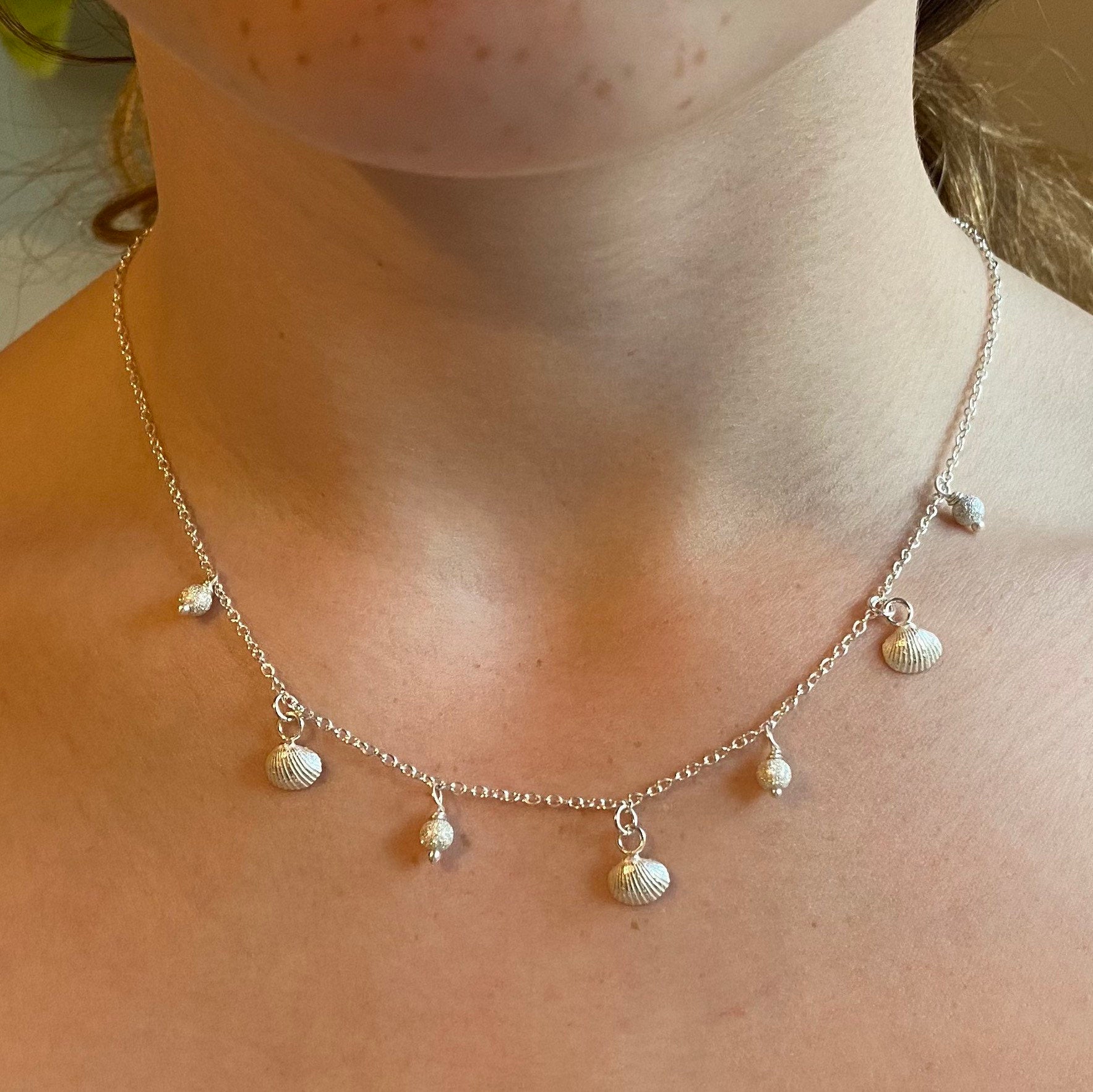 Dainty on sale silver choker